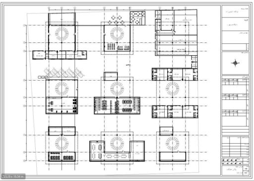 Yasin Delavar | Portfolio / University of Arts Dormitory / Blueprints / 201-Blueprints-groundfloor