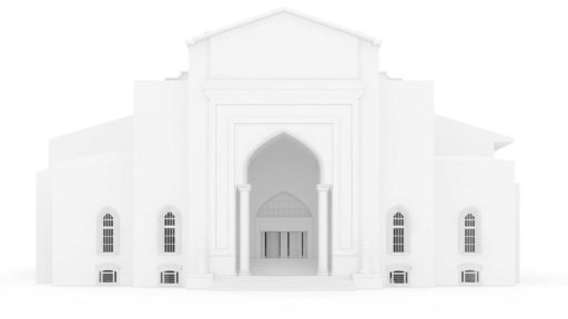 Yasin Delavar | Portfolio / Tedjarat Bank Revitalization / 3D Model / Tejrat-4model- 3